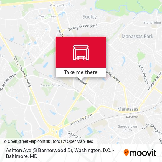 Mapa de Ashton Ave @ Bannerwood Dr