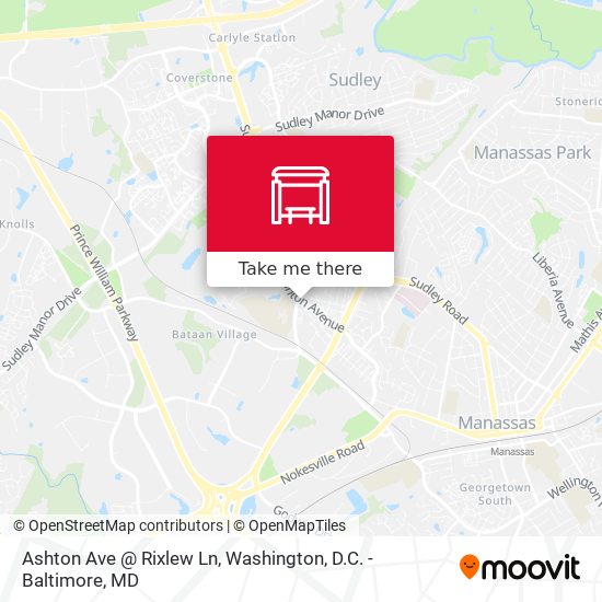 Mapa de Ashton Ave @ Rixlew Ln