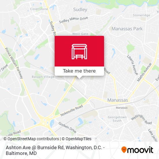 Mapa de Ashton Ave @ Burnside Rd