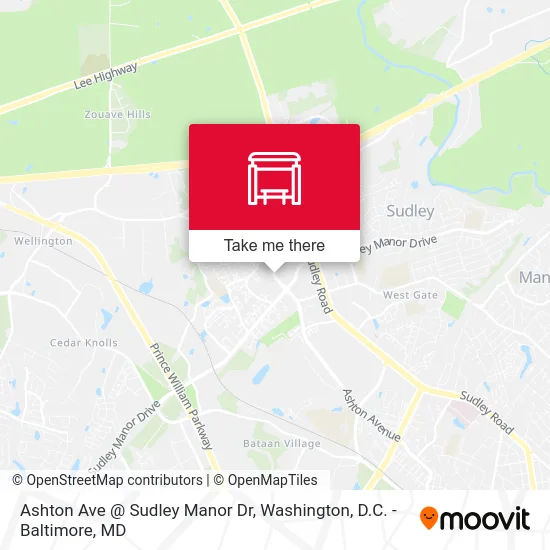 Ashton Ave @ Sudley Manor Dr map