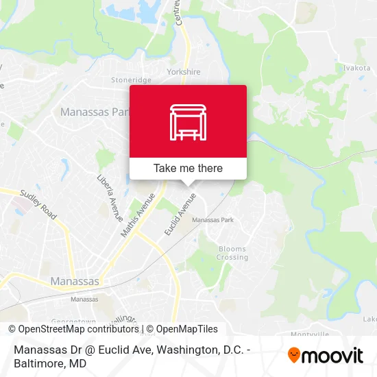 Manassas Dr @ Euclid Ave map