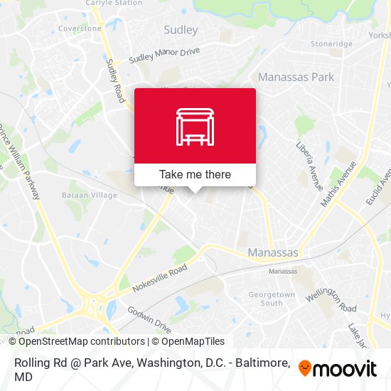 Mapa de Rolling Rd @ Park Ave