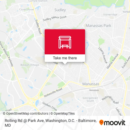 Rolling Rd @ Park Ave map
