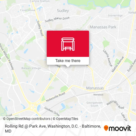 Rolling Rd @ Park Ave map