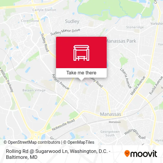 Rolling Rd @ Sugarwood Ln map