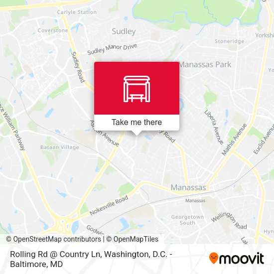 Rolling Rd @ Country Ln map