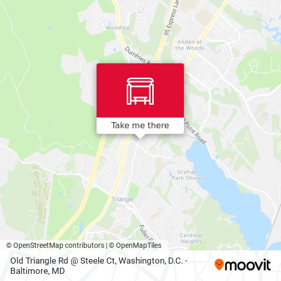 Old Triangle Rd @ Steele Ct map
