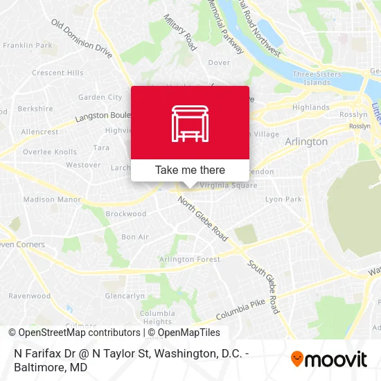 N Farifax Dr @ N Taylor St map