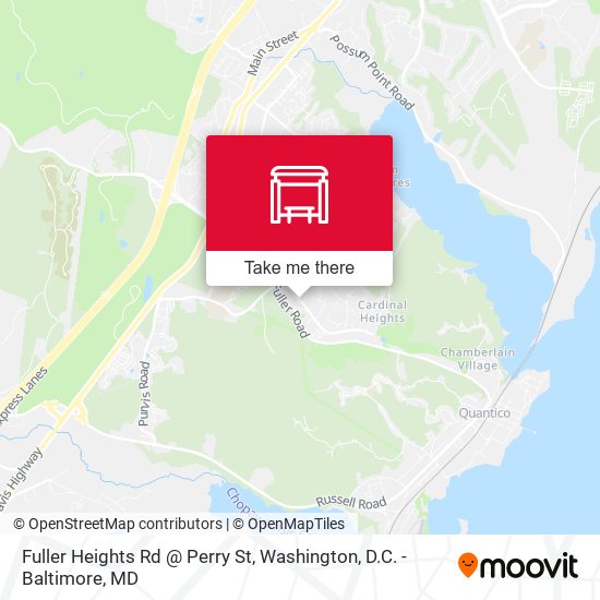 Fuller Heights Rd @ Perry St map