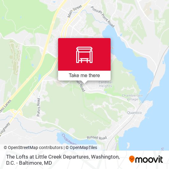 Mapa de The Lofts at Little Creek Departures
