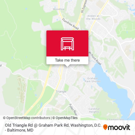 Old Triangle Rd @ Graham Park Rd map