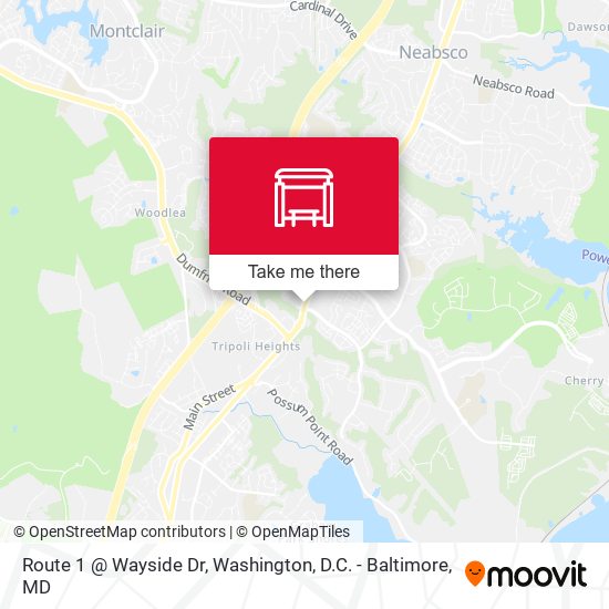 Mapa de Route 1 @ Wayside Dr