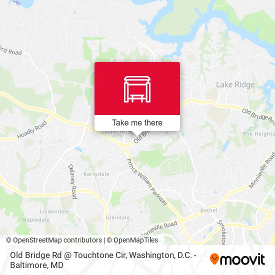 Old Bridge Rd @ Touchtone Cir map