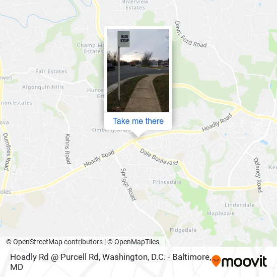 Hoadly Rd @ Purcell Rd map