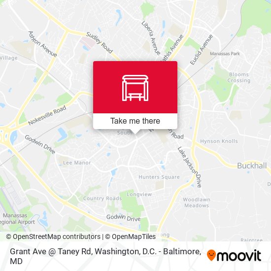 Grant Ave @ Taney Rd map
