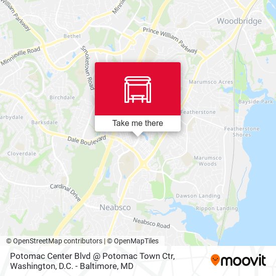 Mapa de Potomac Center Blvd @ Potomac Town Ctr