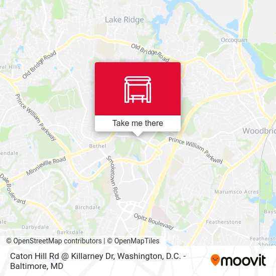 Caton Hill Rd @ Killarney Dr map
