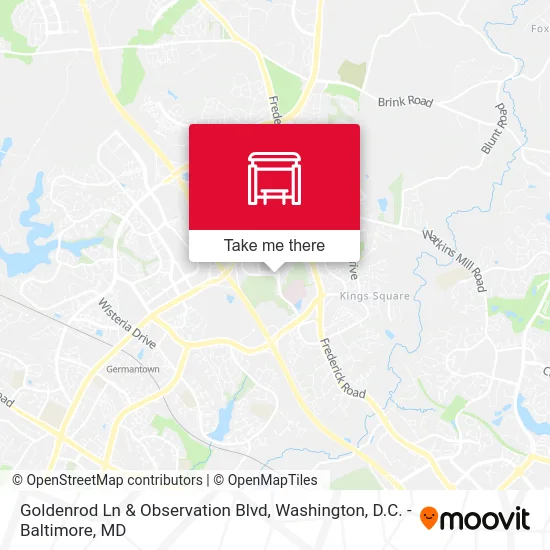 Goldenrod Ln & Observation Blvd map