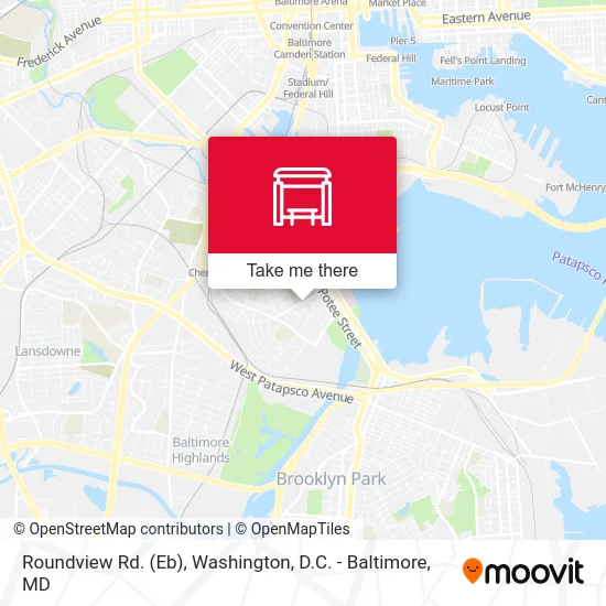 Roundview Rd. (Eb) map