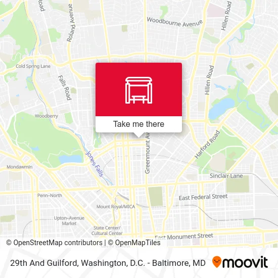 29th And Guilford map