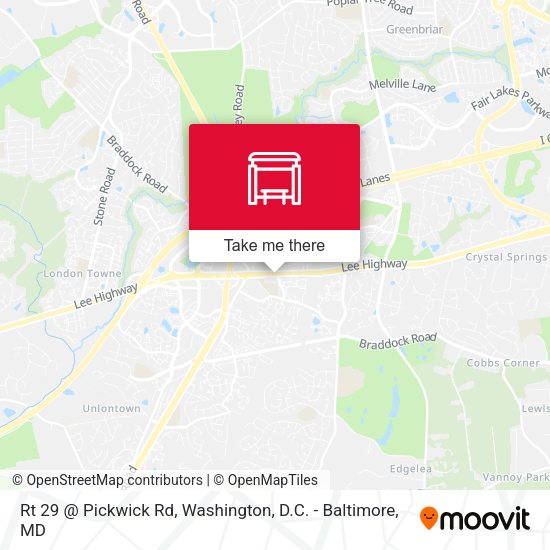 Rt 29 @ Pickwick Rd map