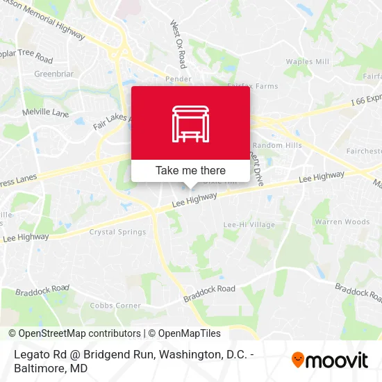 Legato Rd @ Bridgend Run map