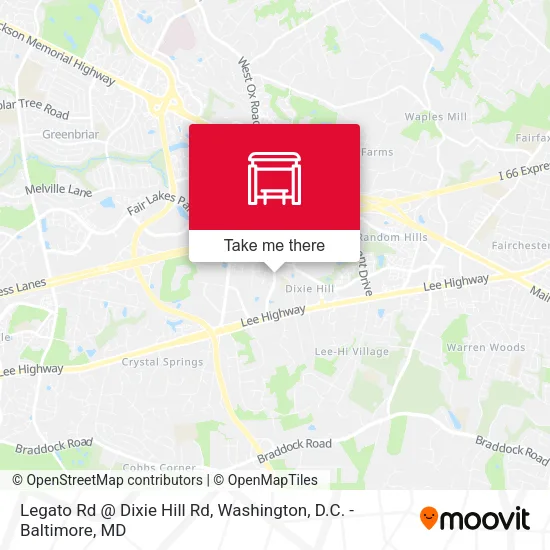 Legato Rd @ Dixie Hill Rd map