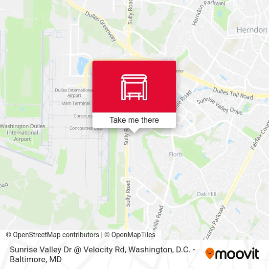 Sunrise Valley Dr @ Velocity Rd map