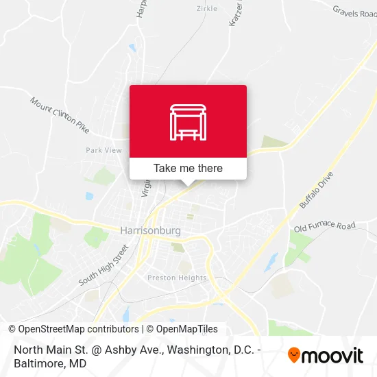 North Main St. @ Ashby Ave. map