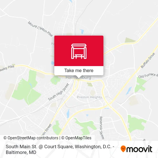 South Main St. @ Court Square map
