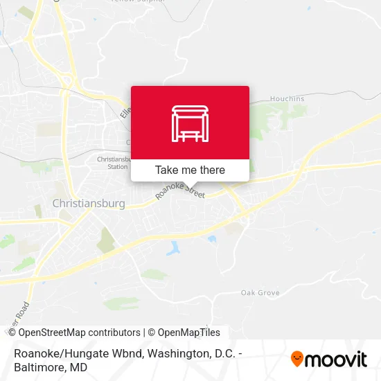 Roanoke/Hungate Wbnd map