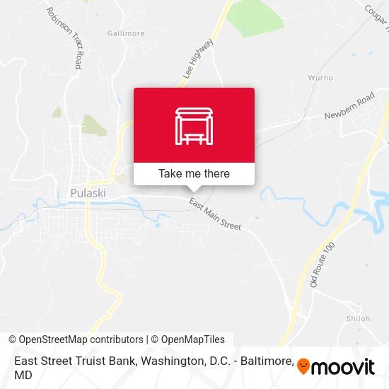 East Street Truist Bank map