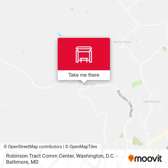 Robinson Tract Comm Center map