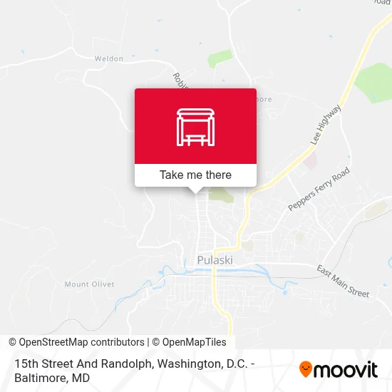 15th Street And Randolph map