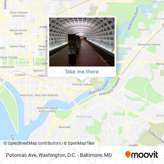 Mapa de Potomac Ave