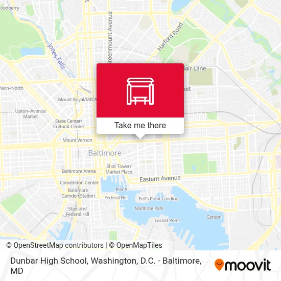 Dunbar High School map