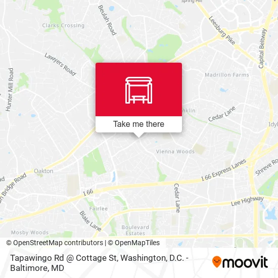 Tapawingo Rd @ Cottage St map