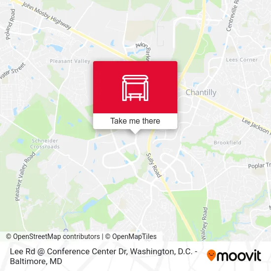 Lee Rd @ Conference Center Dr map