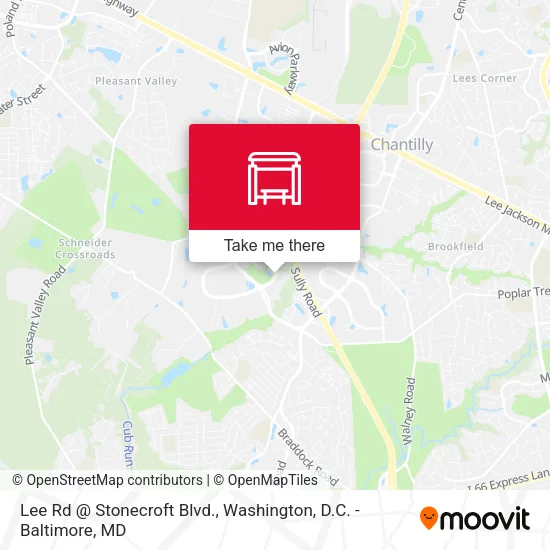 Lee Rd @ Stonecroft Blvd. map