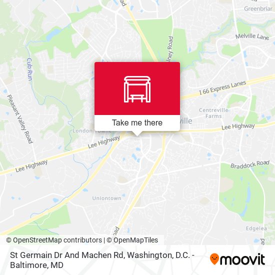 St Germain Dr And Machen Rd map