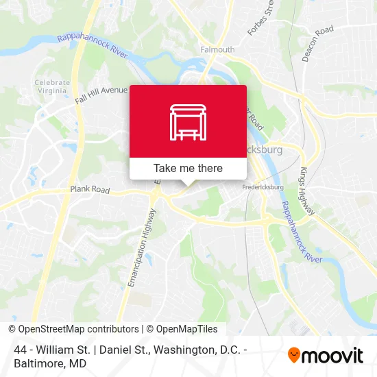 44 - William St. | Daniel St. map