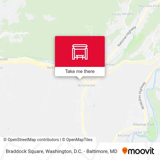 Braddock Square map