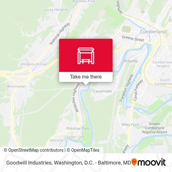 Goodwill Industries map