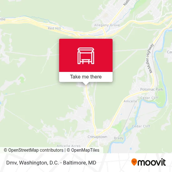 Dmv map