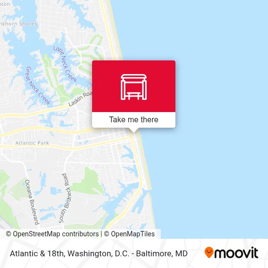 Atlantic & 18th map