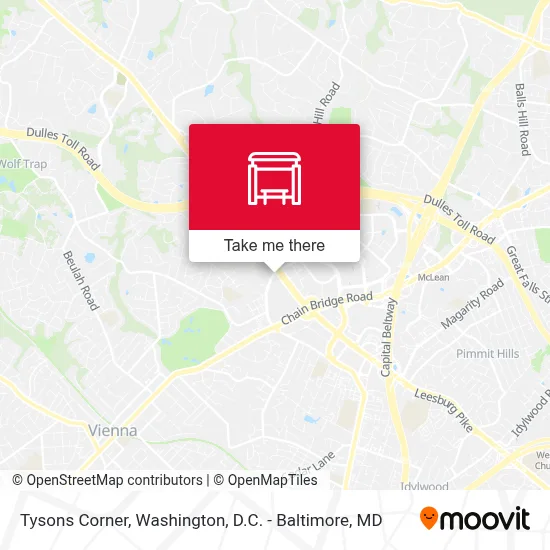 Tysons Corner map