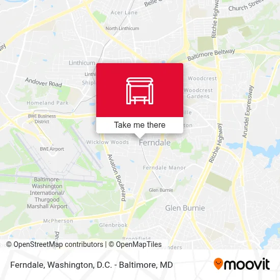 Ferndale map