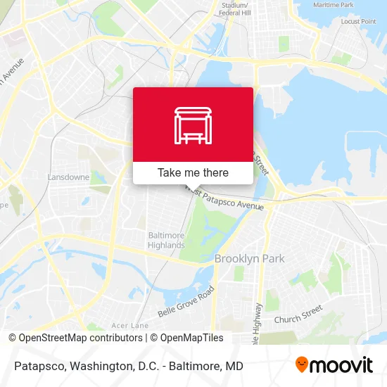 Patapsco map