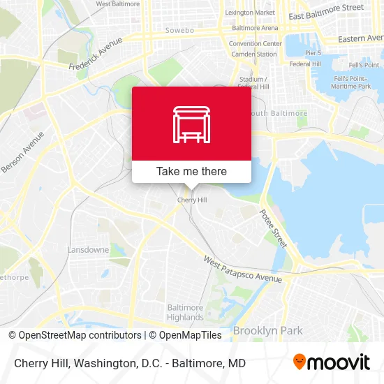Cherry Hill map