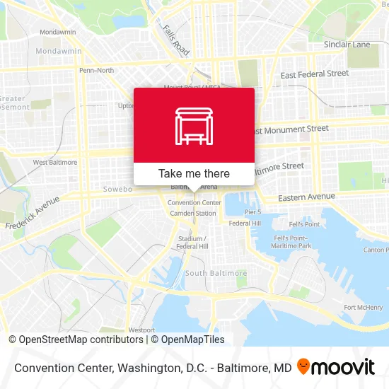 Convention Center map
